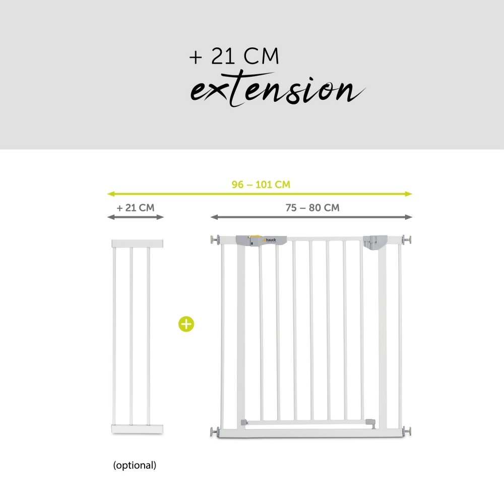 Hauck Barrière de Sécurité Enfant Clear Step Aut…