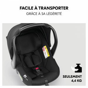 Siège auto bébé drive n care black Hauck