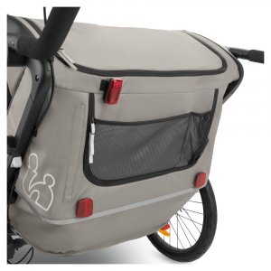 Remorque de vélo dryk duo light grey Hauck