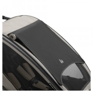 Remorque de vélo dryk duo light grey Hauck