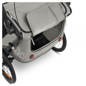 Remorque de vélo dryk duo light grey Hauck