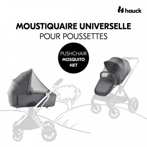Moustiquaire universelle pour poussette grey Hauck
