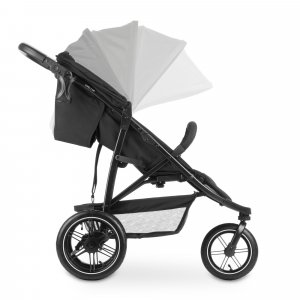 Poussette 3 roues rapid 3 air black Hauck