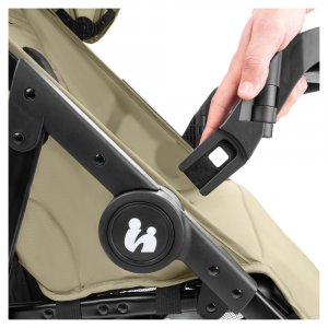 Poussette 4 roues shop n care olive Hauck