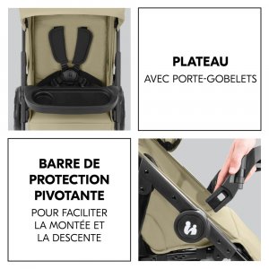 Poussette 4 roues shop n care olive Hauck