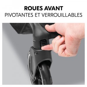 Poussette 4 roues shop n care olive Hauck