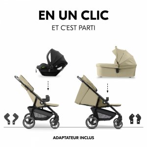 Poussette trio shop n care trio set olive Hauck