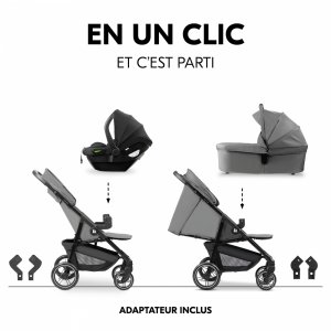 Poussette trio shop n care trio set grey Hauck