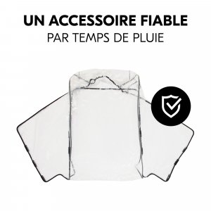Habillage pluie pour remorque à vélo bike n walk Hauck