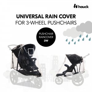 Habillage pluie pour poussette 3 roues Hauck