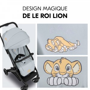 Poussette compacte travel n care simba le roi lion Hauck