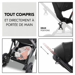 Poussette duo comfort n care set black Hauck