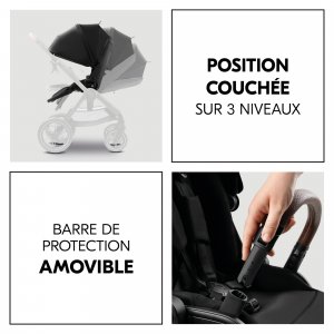 Poussette duo comfort n care set black Hauck