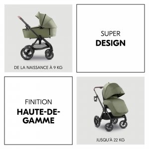 Poussette duo comfort n care set olive Hauck