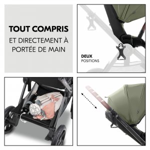 Poussette duo comfort n care set olive Hauck