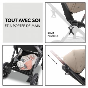 Poussette duo comfort n care air set mocha Hauck