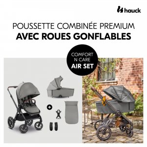 Poussette duo comfort n care air set dark grey Hauck