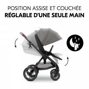 Poussette duo comfort n care air set dark grey Hauck