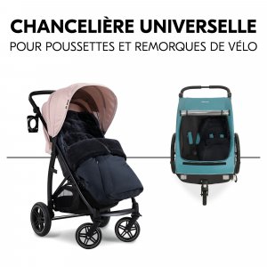 Chancelière hiver universelle black Hauck