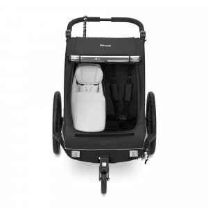 Siège bébé pour remorque de vélo baby lounger 2 grey Hauck