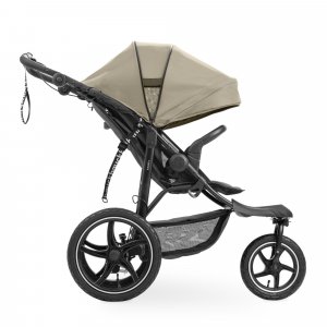 Poussette 3 roues runner 3 olive Hauck