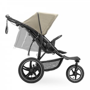 Poussette 3 roues runner 3 olive Hauck