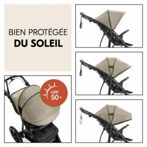 Poussette 3 roues runner 3 olive Hauck