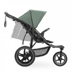 Poussette 3 roues runner 3 jungle green Hauck