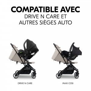 Adaptateurs pour poussette travel n care / plus black Hauck