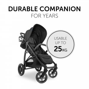 Poussette rapid 4d air black Hauck