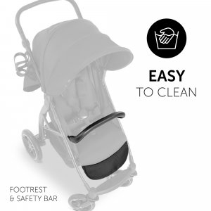 Poussette rapid 4d air black Hauck