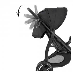 Poussette rapid 4d black Hauck