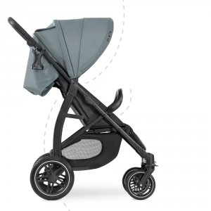 Poussette rapid 4d jungle green Hauck