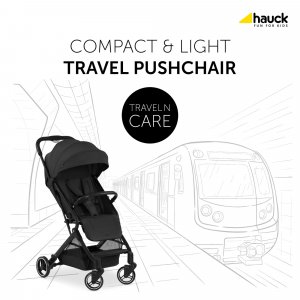 Poussette compacte travel n care black Hauck
