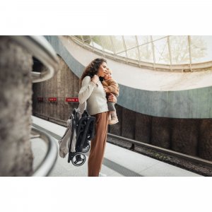 Poussette compacte travel n care black Hauck