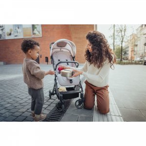 Poussette compacte travel n care beige Hauck