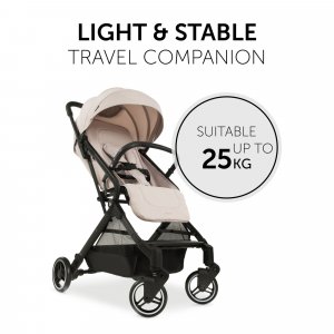 Poussette compacte travel n care beige Hauck