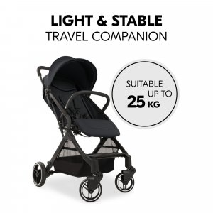 Poussette compacte travel n care plus black Hauck