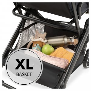Poussette compacte travel n care plus black Hauck