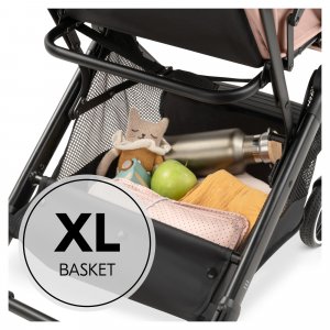 Poussette compacte travel n care plus hazelnut Hauck