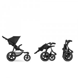 Poussette runner 2 black Hauck