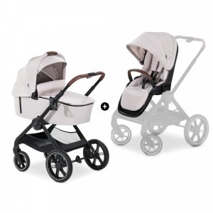 Poussette duo 2 en 1 walk n care beige Hauck