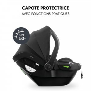Pack duo poussette compacte travel n care olive + siège auto drive n care avec adaptateurs Hauck