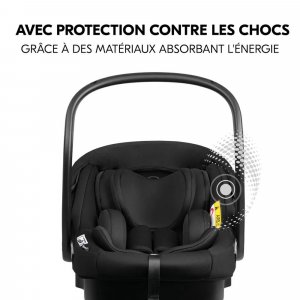 Pack duo poussette double atlantic jumeaux grey+ 1 siège auto drive n care avec adaptateurs Hauck