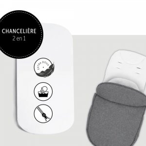 Pack duo poussette double atlantic jumeaux grey+ 1 siège auto drive n care avec adaptateurs Hauck