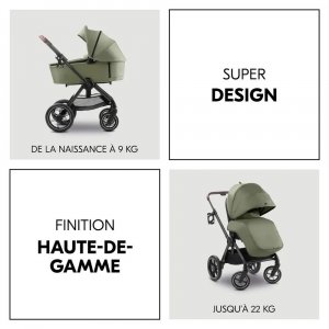 Poussette comfort n care olive Hauck