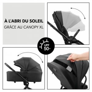 Poussette duo move n care black Hauck