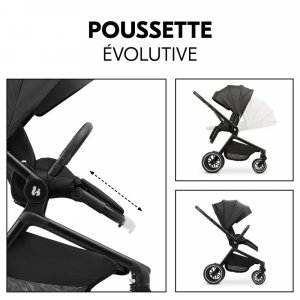 Poussette duo move n care black Hauck