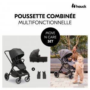 Poussette duo move n care black Hauck
