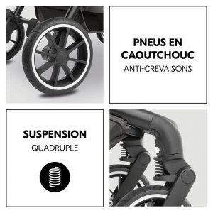 Poussette duo move n care black Hauck